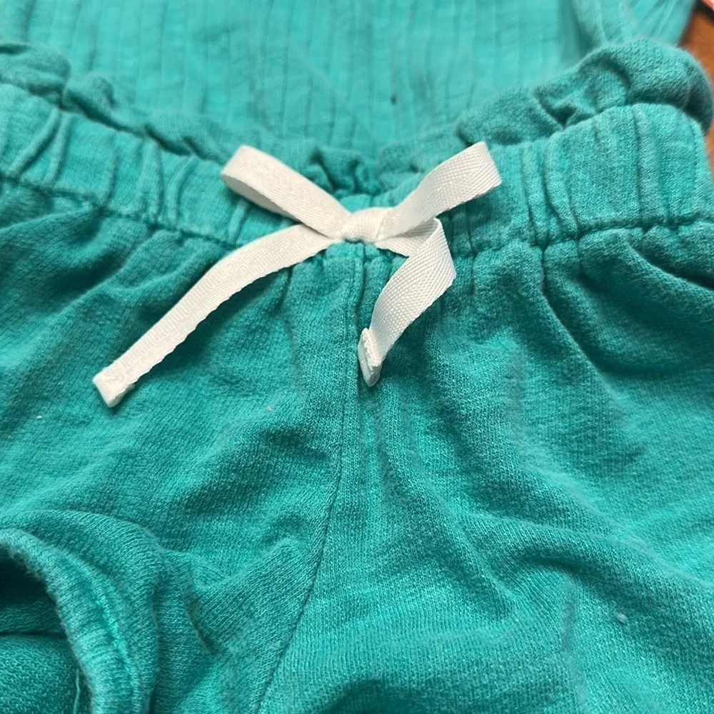 NWT- Cat Jack Teal Romper - size 12 mo